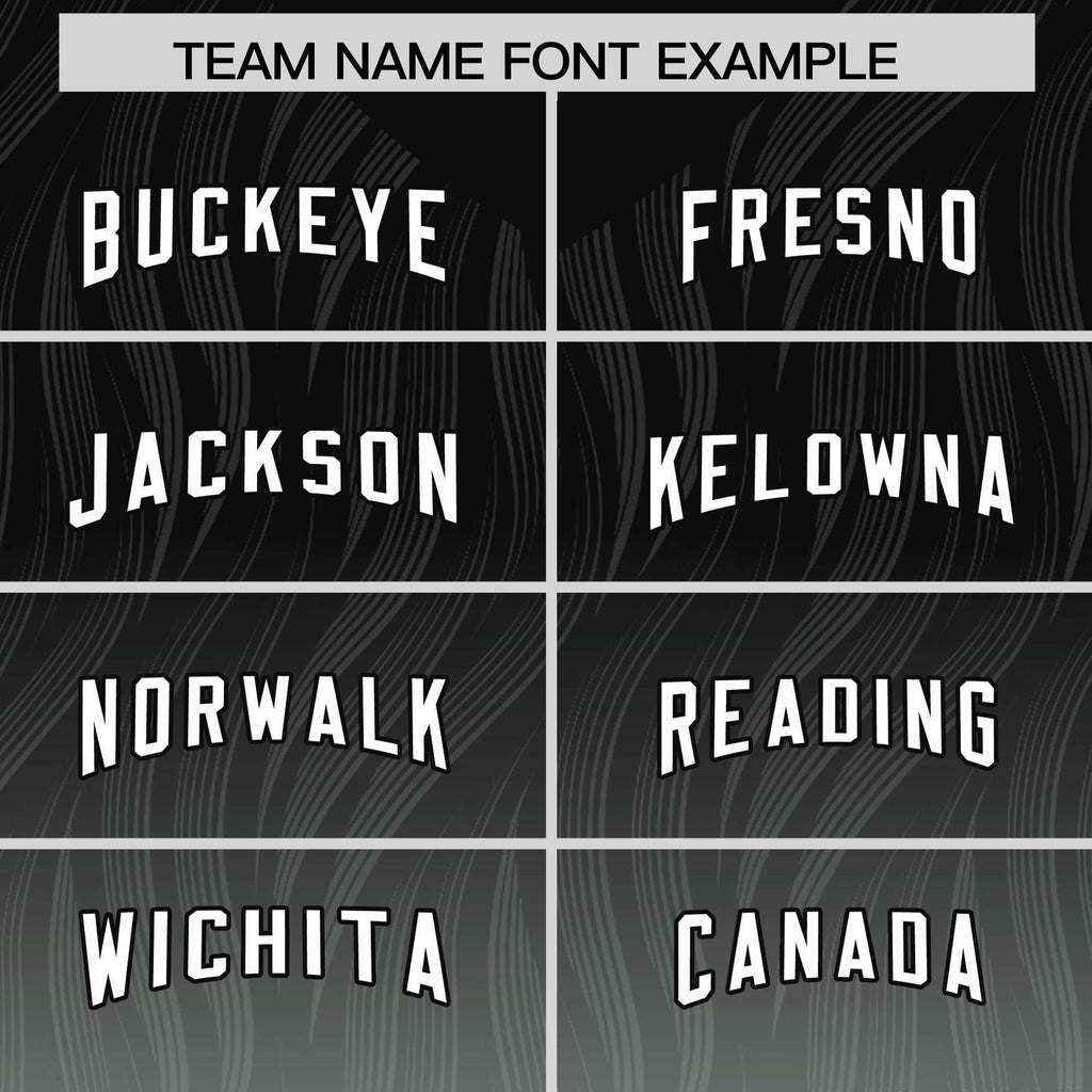 Custom Black Gray Gradient Fashion Outdoor Authentic Football Jersey