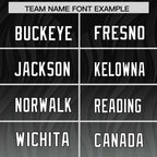 Custom Black Gray Gradient Fashion Outdoor Authentic Football Jersey