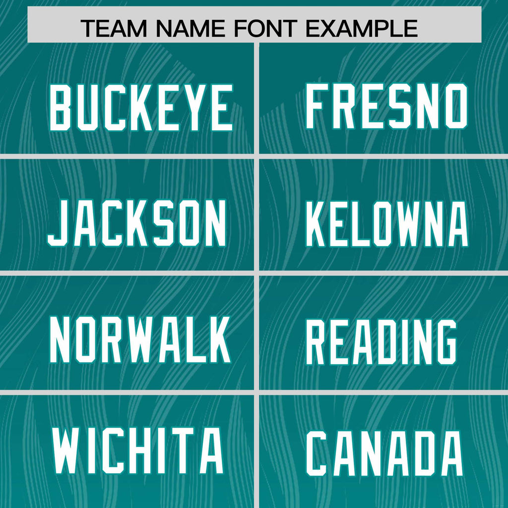 Custom Aqua Aqua Gradient Fashion Outdoor Authentic Football Jersey