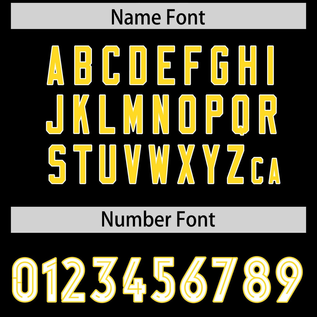 Custom Black Gold Side Stripe Pattern Authentic Football Jersey