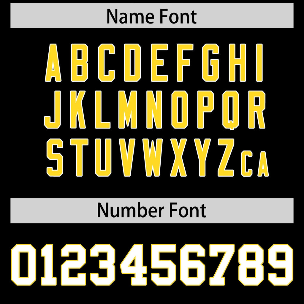 Custom Black Gold Side Stripe Pattern Authentic Football Jersey