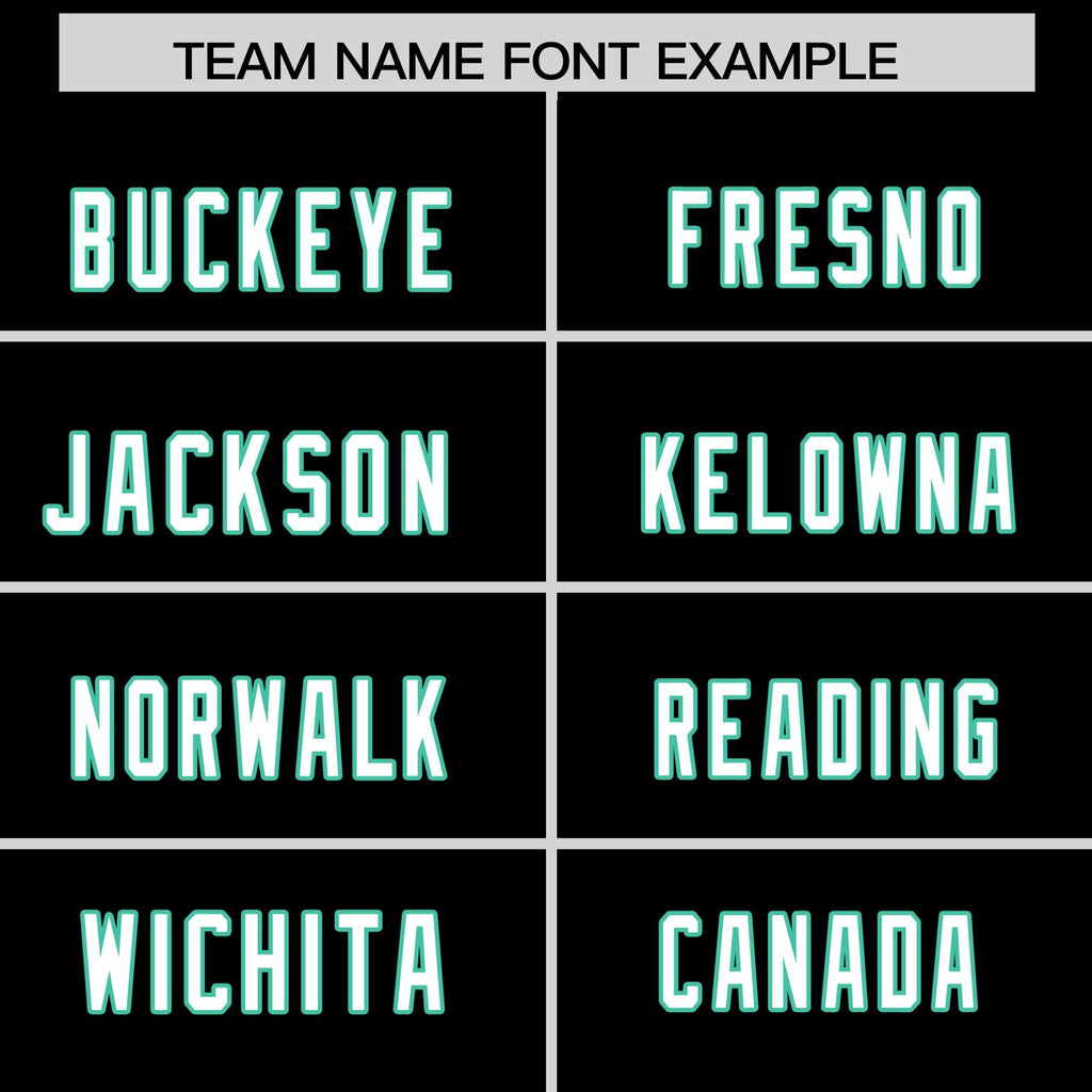 Custom Black Bright Green Raglan Sleeves Personalized Pattern Authentic Football Jersey