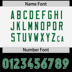 Custom Black Kelly Green Raglan Sleeves Personalized Pattern Authentic Football Jersey