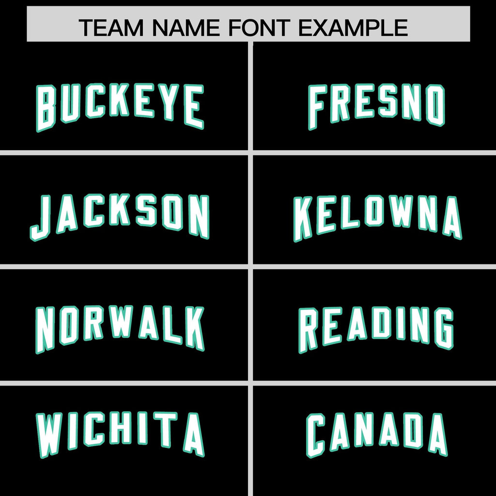 Custom Black Bright Green Raglan Sleeves Personalized Pattern Authentic Football Jersey