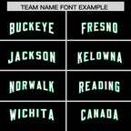 Custom Black Kelly Green Raglan Sleeves Personalized Pattern Authentic Football Jersey