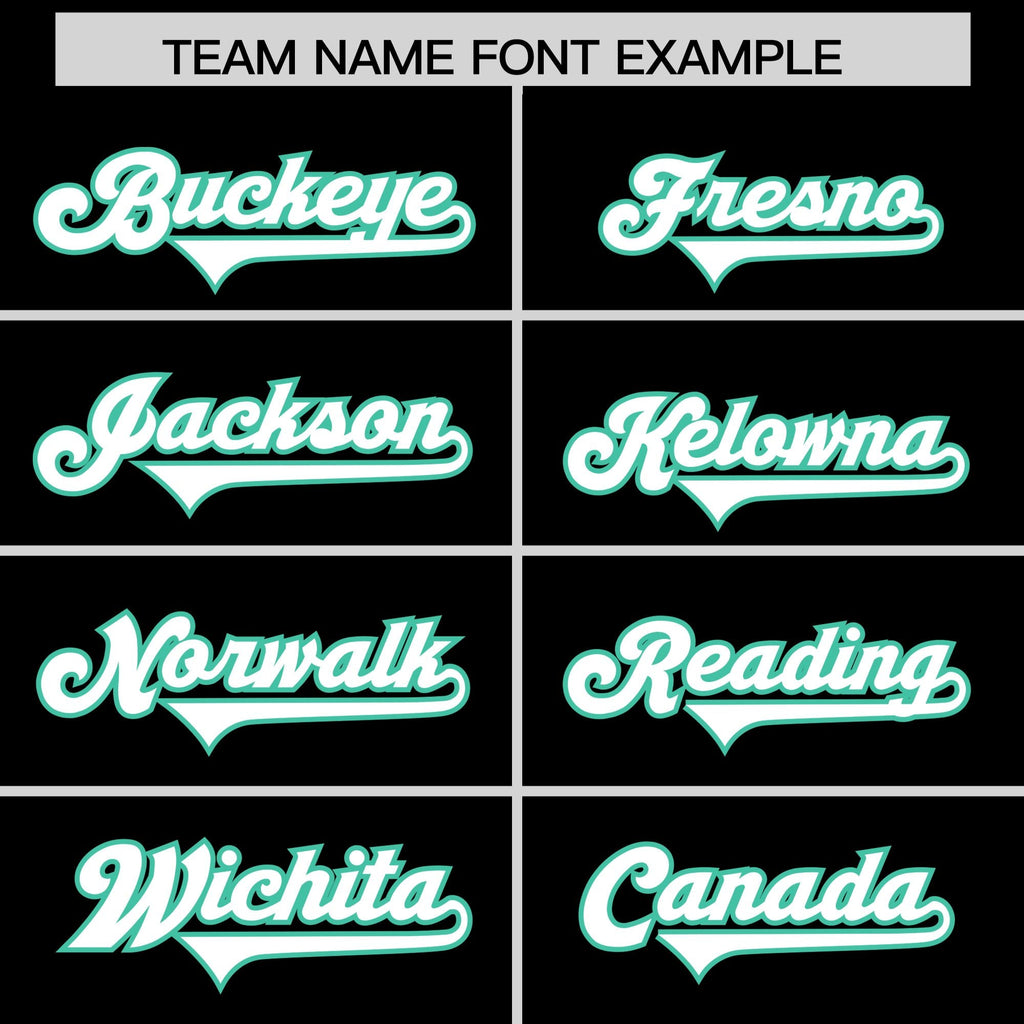 Custom Black Bright Green Raglan Sleeves Personalized Pattern Authentic Football Jersey
