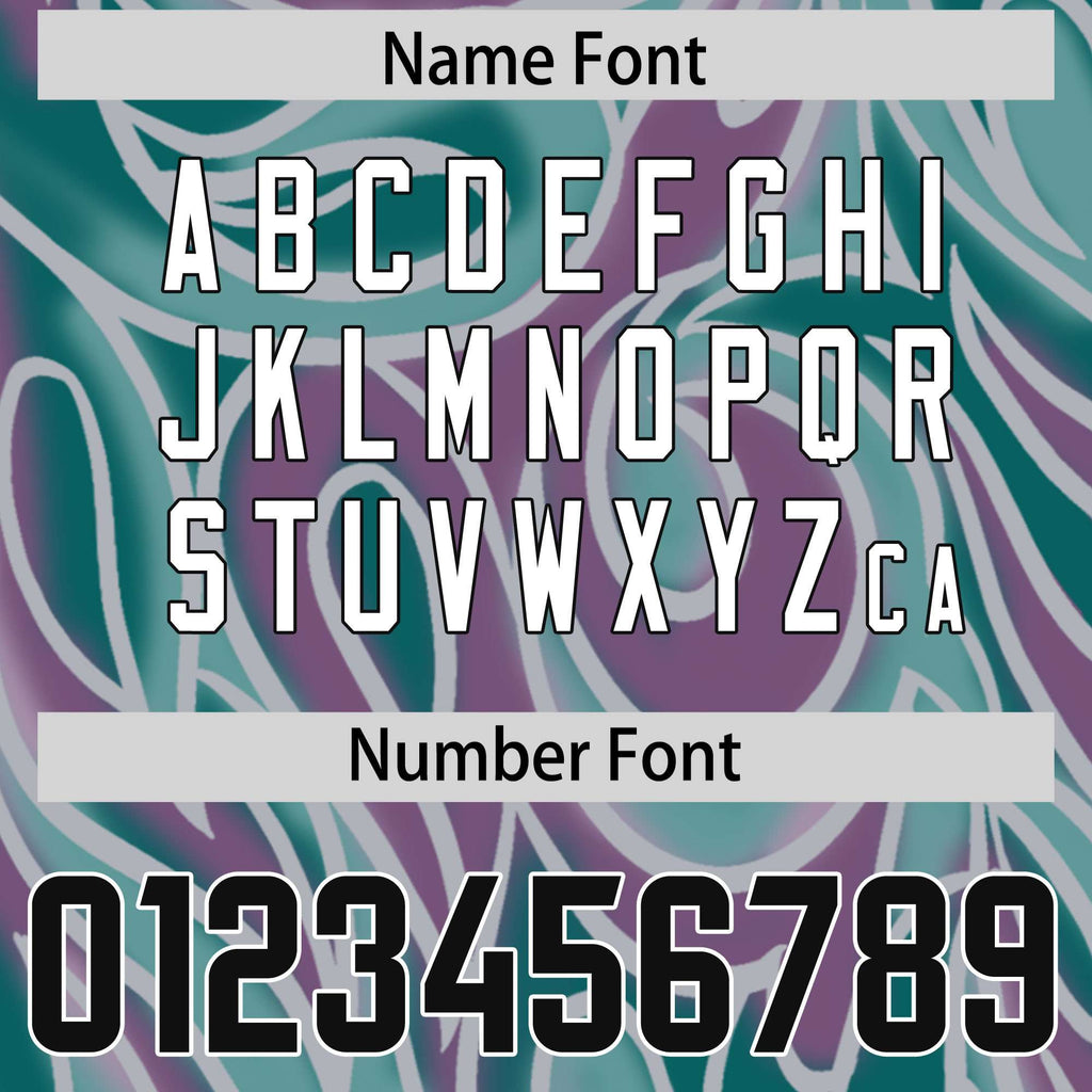 Custom Aqua Personalized Printed Graffiti Pattern Design Authentic Football Jersey