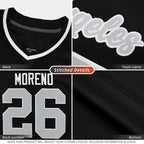 Custom Aqua Navy Personalized All Star Graffiti Pattern Authentic Football Jersey