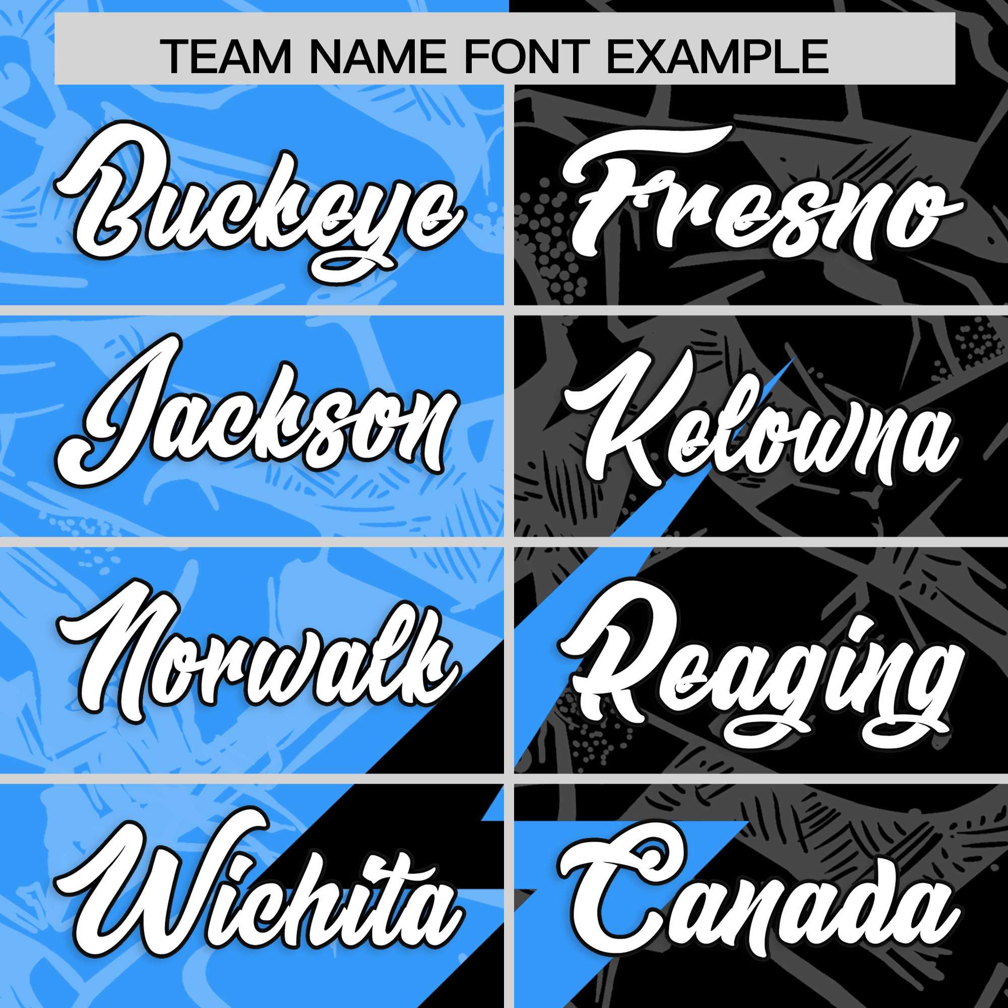 Custom Black Light Blue Split Personalized Lightning Pattern Football Jersey