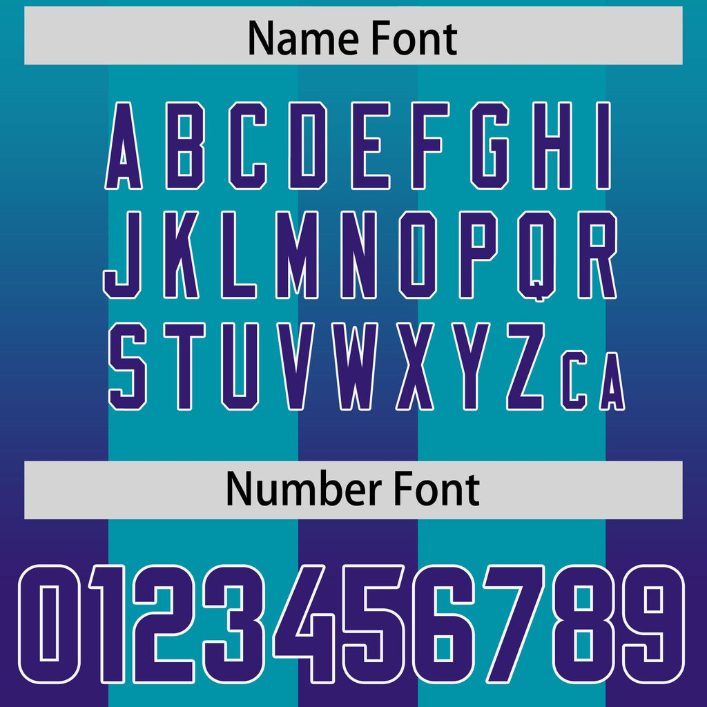 Custom Aqua Purple Vertical Width Stripe Gradient Fashion Personalized Team Football Jersey