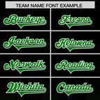 Custom Black Kelly Green Vertical Width Stripe Gradient Fashion Personalized Team Football Jersey