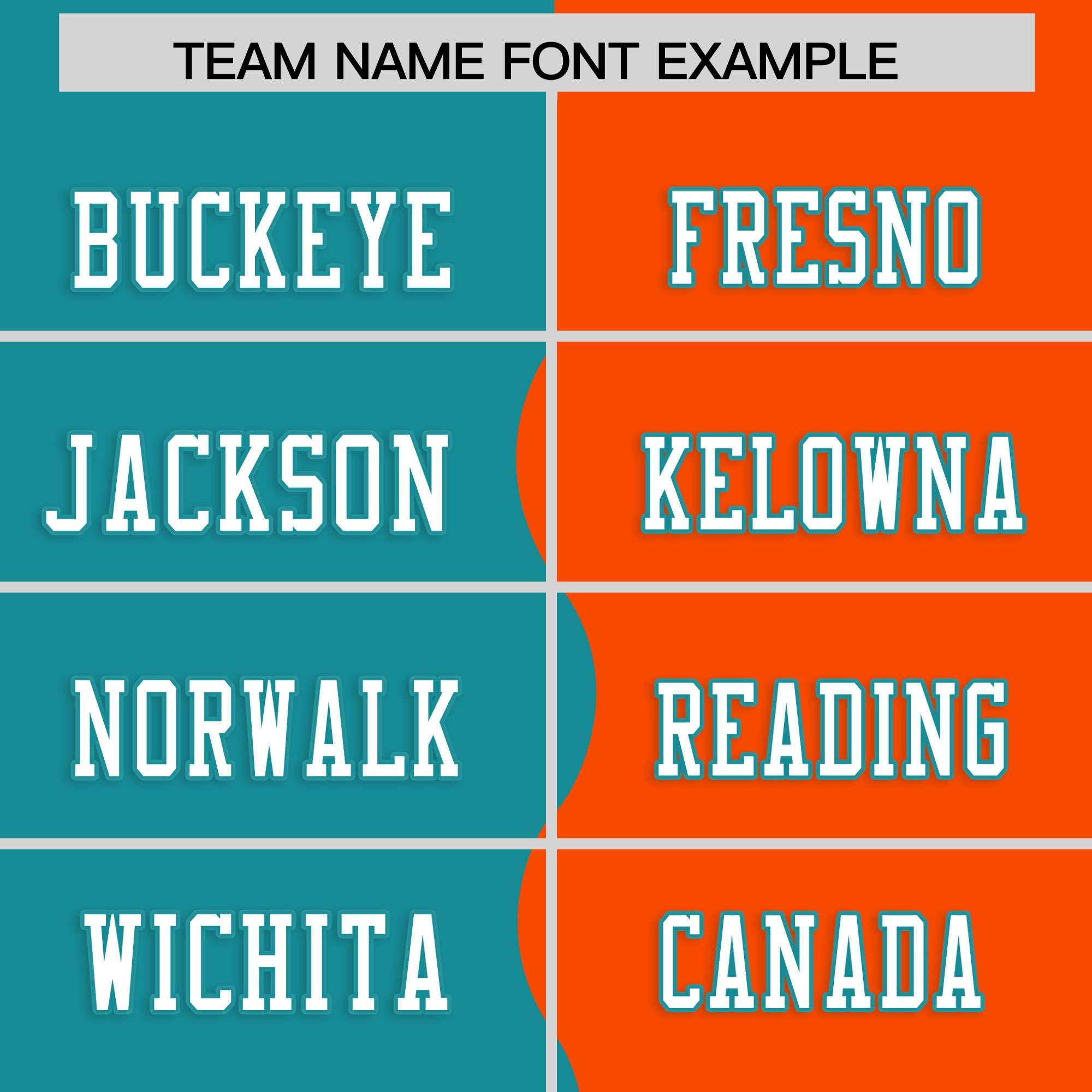 Custom Orange Aqua Split Fashion Mesh Authentic Football Jersey