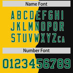 Custom Black Gold Split Fashion Mesh Authentic Football Jersey