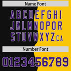 Custom Gold Black Split Fashion Mesh Authentic Football Jersey