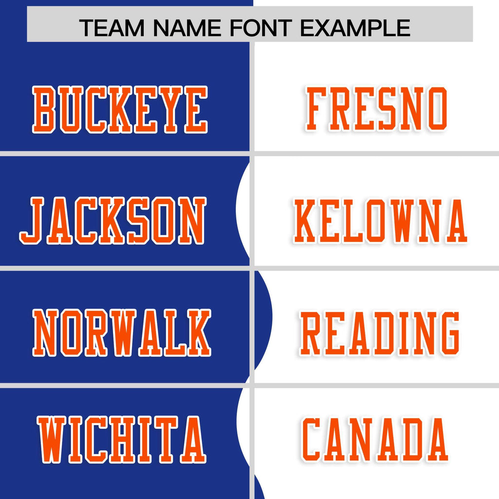 Custom White Royal Split Fashion Mesh Authentic Football Jersey