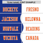 Custom White Royal Split Fashion Mesh Authentic Football Jersey