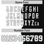 Custom Black White Split Fashion Mesh Authentic Football Jersey