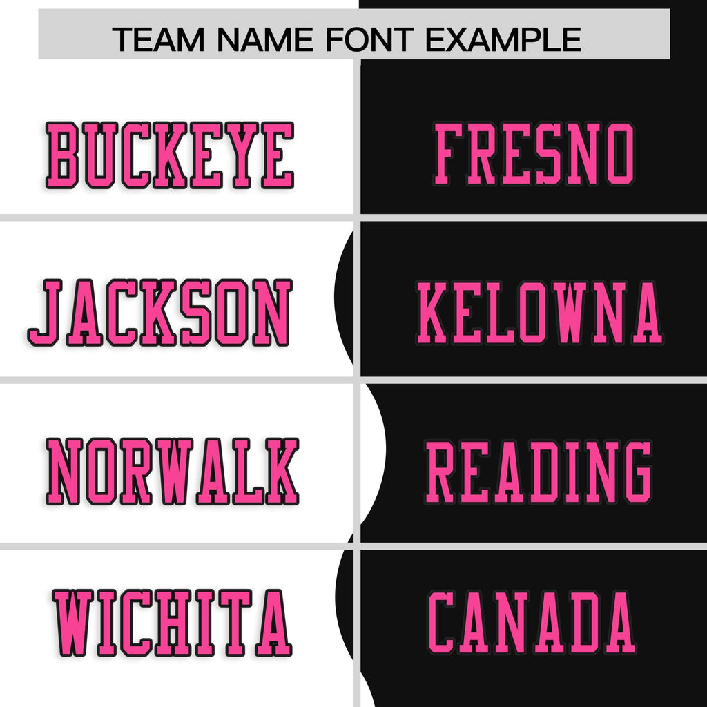 Custom Black White Split Fashion Mesh Authentic Football Jersey