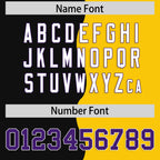 Custom Gold Black Split Fashion Mesh Authentic Football Jersey