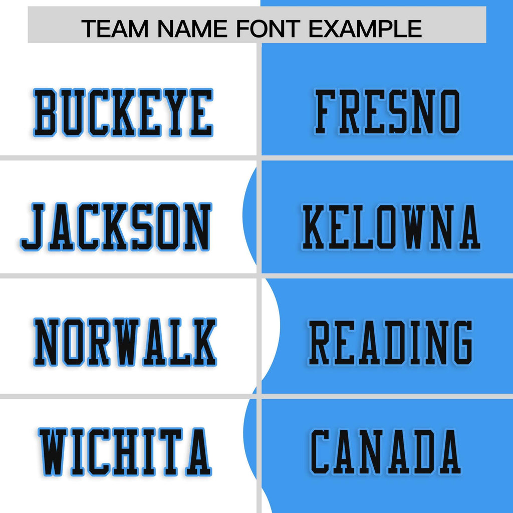 Custom Powder Blue White Split Fashion Mesh Authentic Football Jersey