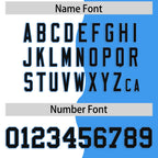 Custom Powder Blue White Split Fashion Mesh Authentic Football Jersey