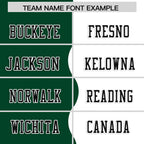 Custom White Green Split Fashion Mesh Authentic Football Jersey