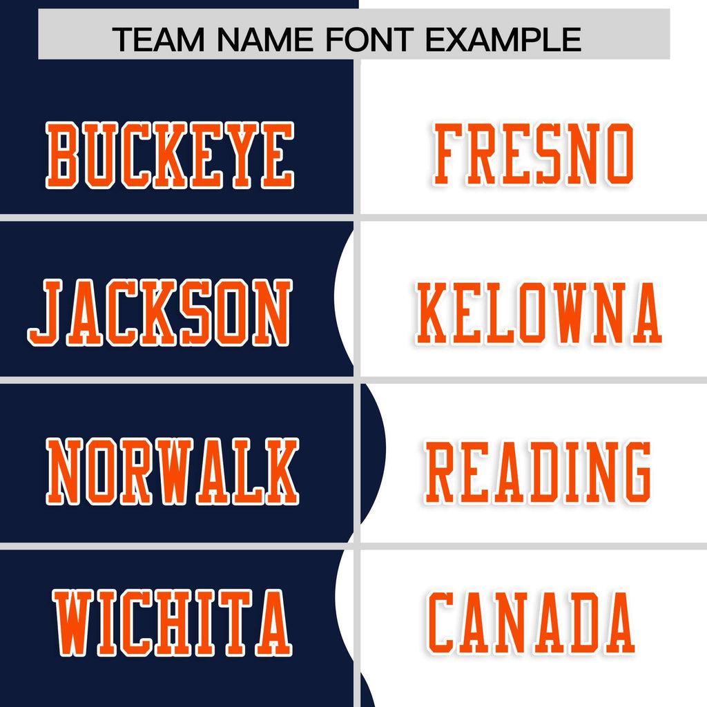 Custom White Navy Split Fashion Mesh Authentic Football Jersey