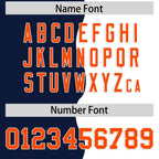 Custom White Navy Split Fashion Mesh Authentic Football Jersey