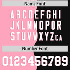 Custom Black Light Pink Split Fashion Mesh Authentic Football Jersey