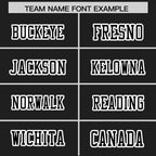 Custom Black Gold Personalized Insert Color Design Authentic Football Jersey