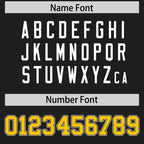 Custom Black Gold Personalized Raglan Sleeves Design Authentic Football Jersey