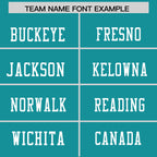 Custom Aqua Orange Personalized Raglan Sleeves Design Authentic Football Jersey