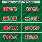 Custom Kelly Green Black Personalized Tiger Stripe Graffiti Pattern Authentic Football Jersey