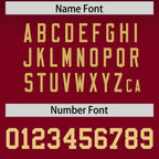 Custom Black Crimson Gradient Fashion Personalized Authentic Football Jersey