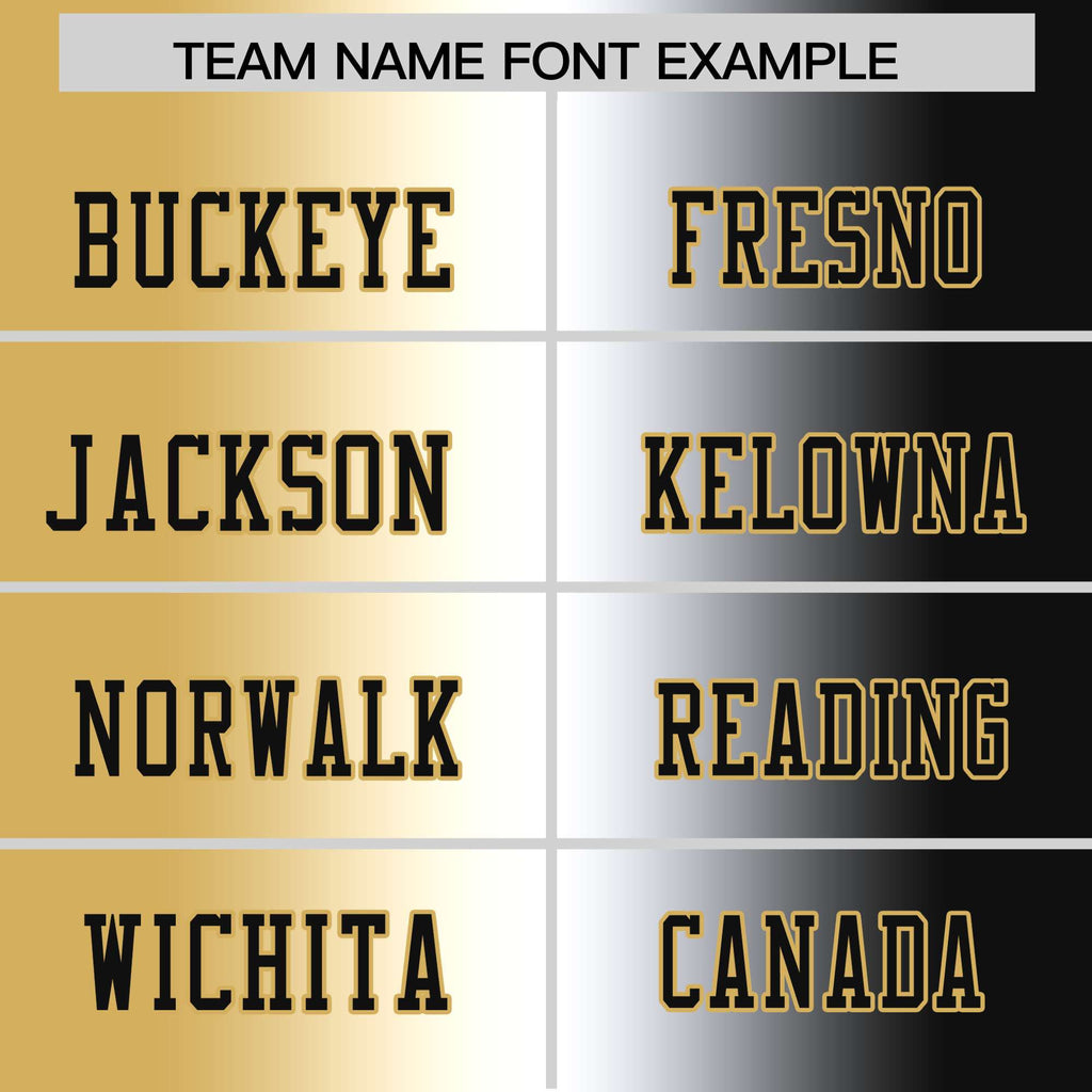 Custom Khaki White-Black Personalized Gradient Fashion Authentic Football Jersey