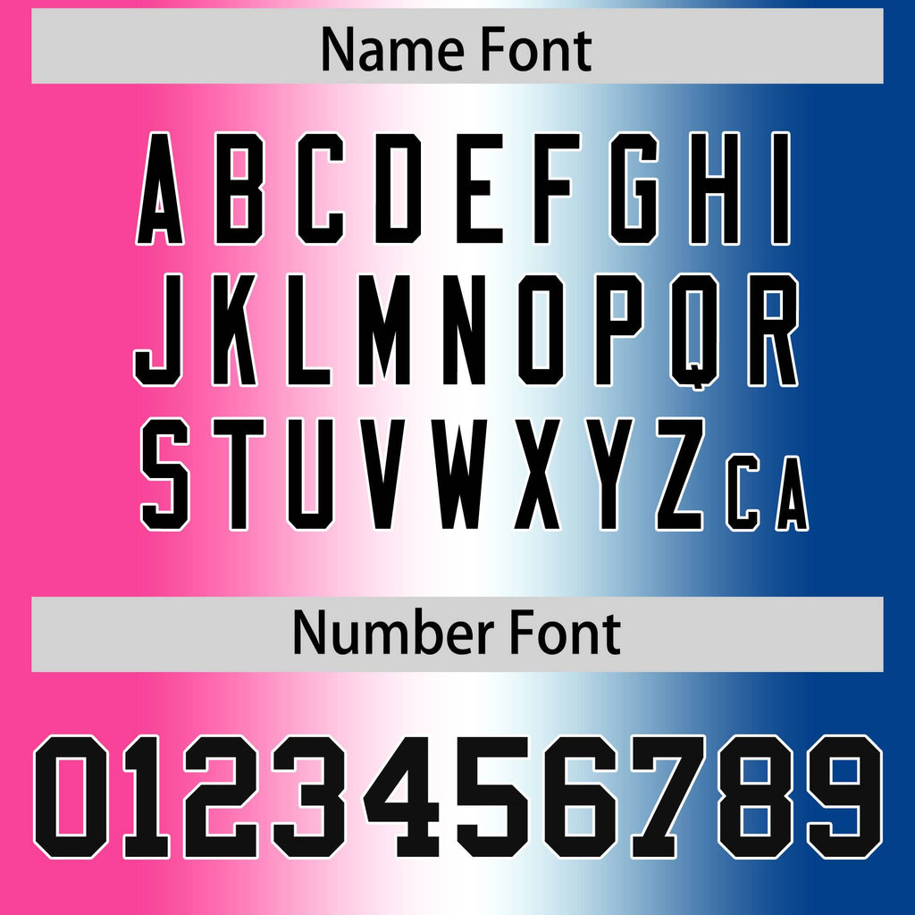 Custom Pink White-Royal Personalized Gradient Fashion Authentic Football Jersey