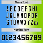 Custom Powder Blue White-Neon Green Personalized Gradient Fashion Authentic Football Jersey