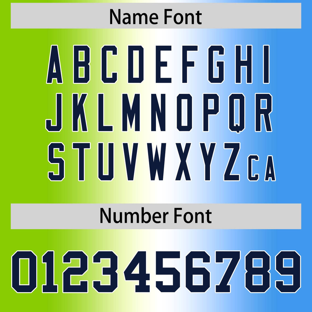 Custom Neon Green White-Powder Blue Personalized Gradient Fashion Authentic Football Jersey