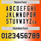 Custom Gold White-Orange Personalized Gradient Fashion Authentic Football Jersey