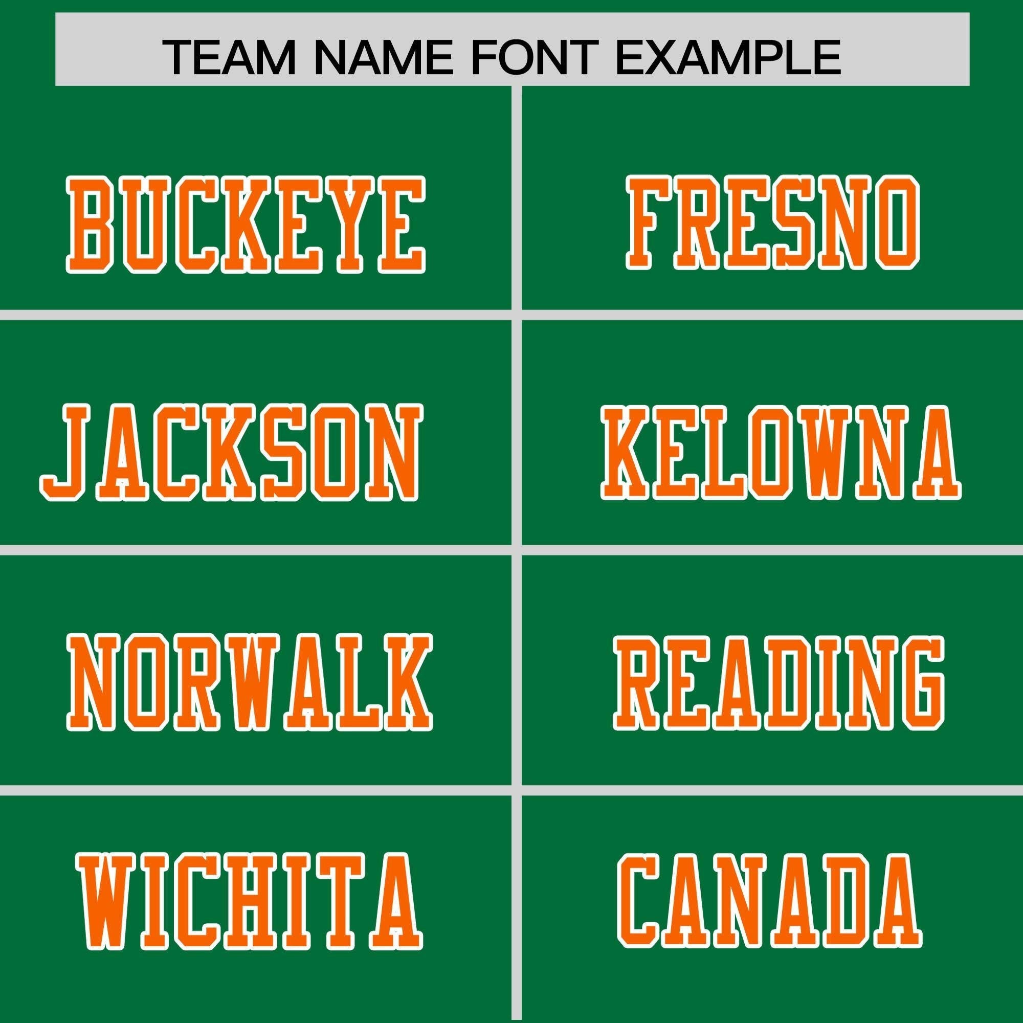 Custom Kelly Green Orange-White Color Block Personalized Raglan Sleeves Authentic Football Jersey