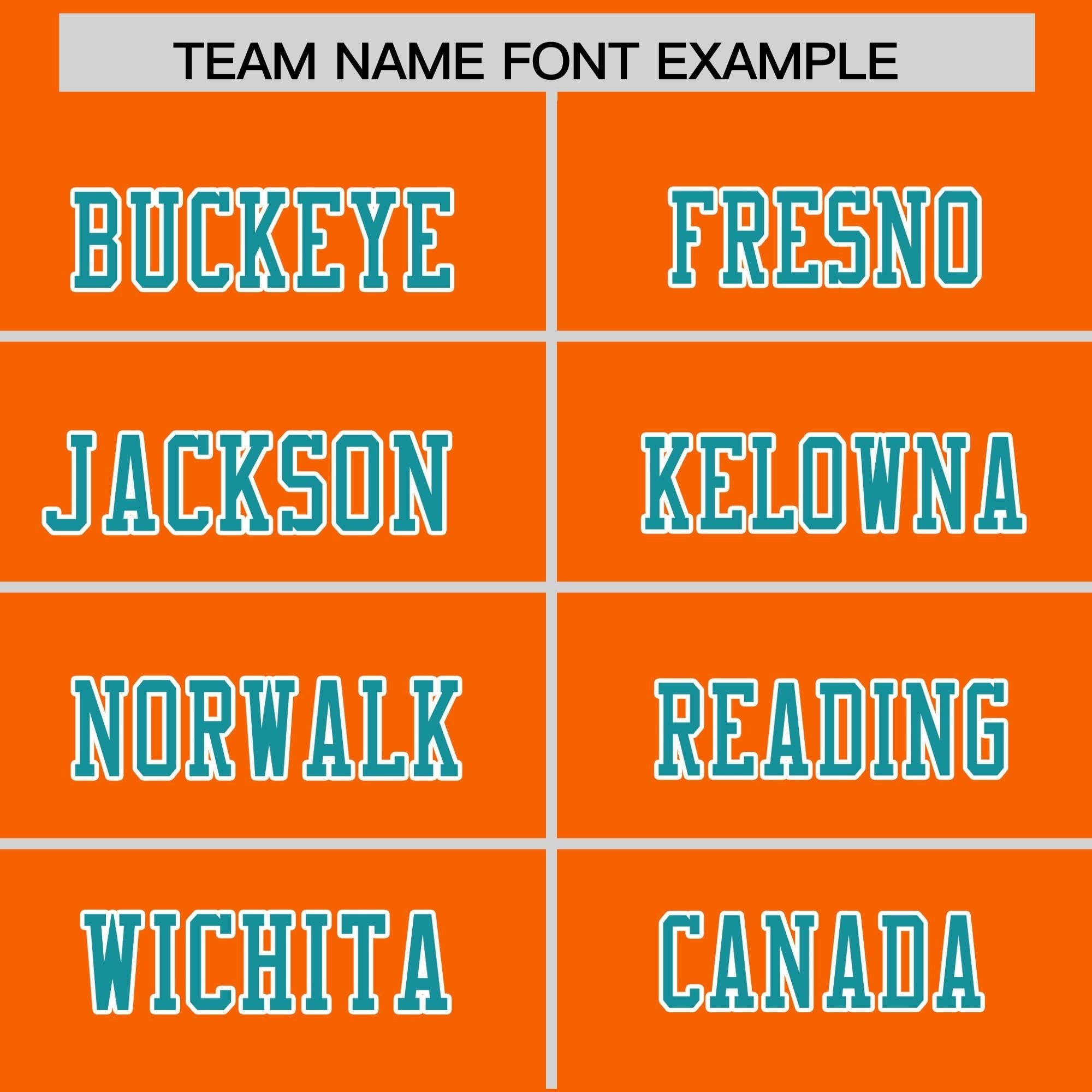 Custom Orange Aqua-White Color Block Personalized Raglan Sleeves Authentic Football Jersey