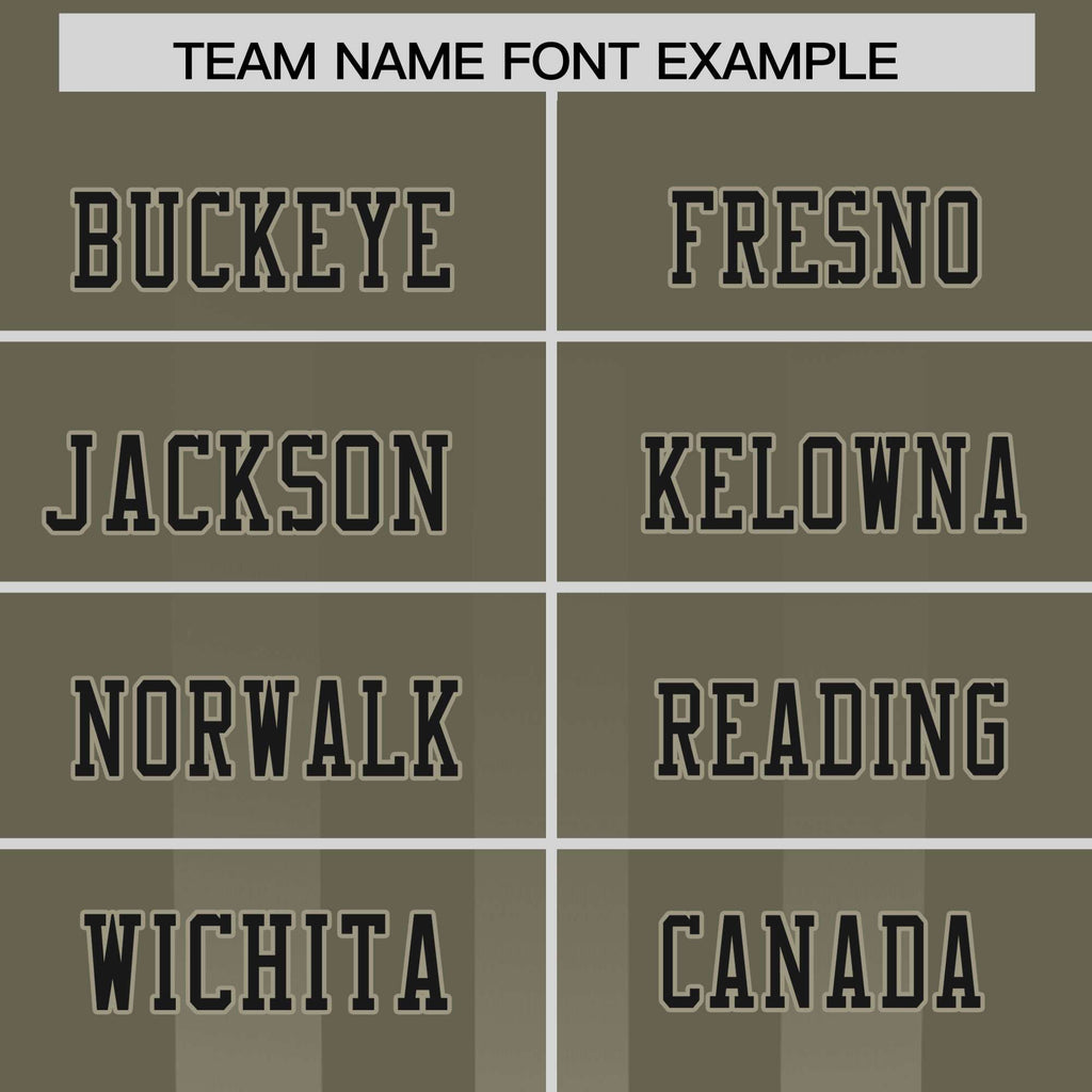 Custom Olive Camel Vertical Fine Stripe Gradient Fashion Personalized Team Football Jersey