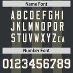 Custom Black Olive Vertical Fine Stripe Gradient Fashion Personalized Team Football Jersey