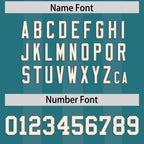 Custom Aqua Gray Vertical Fine Stripe Gradient Fashion Personalized Team Football Jersey