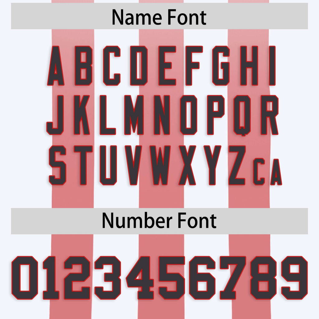 Custom White Red Vertical Fine Stripe Gradient Fashion Personalized Team Football Jersey