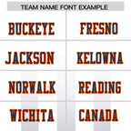 Custom White Gray Vertical Fine Stripe Gradient Fashion Personalized Team Football Jersey