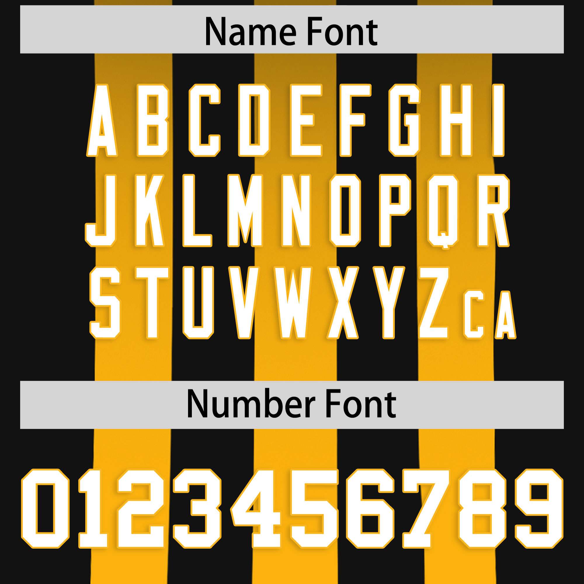 Custom Black Yellow Vertical Fine Stripe Gradient Fashion Personalized Team Football Jersey