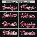 Custom Black Cardinal and White Side Stripe Pattern Authentic Football Jersey