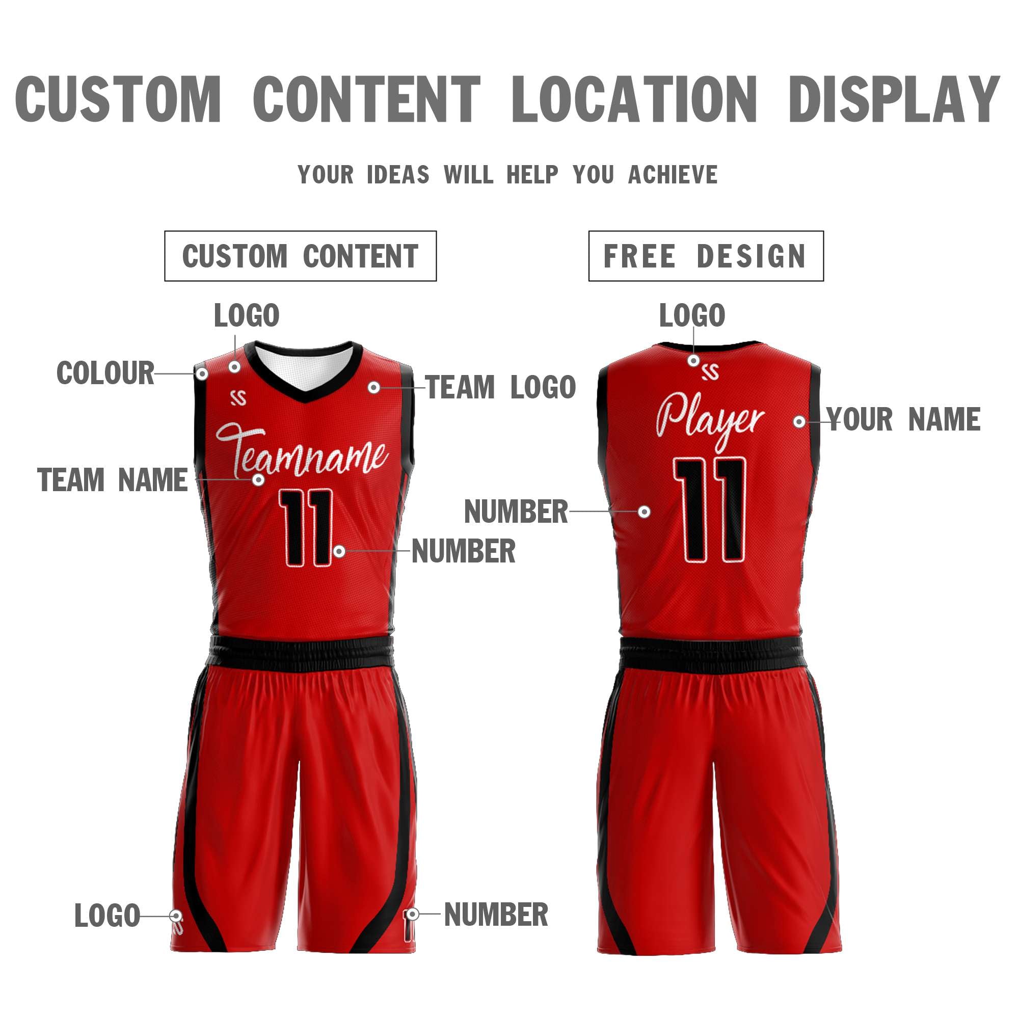 Custom Personalized Basketball Jersey Sets | Team Sets Uniforms Sportwear