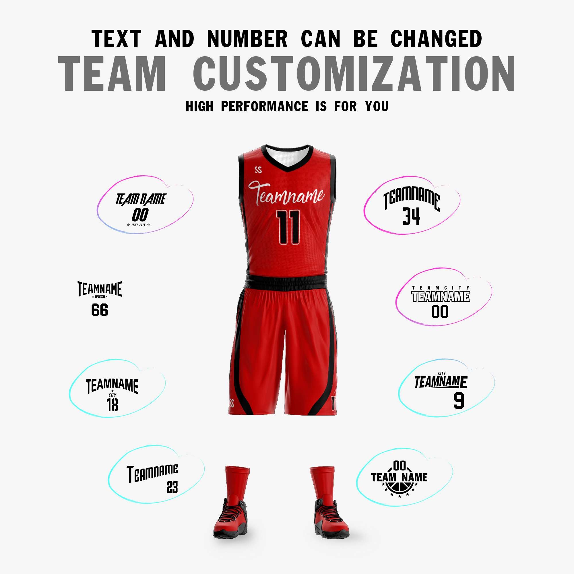 Custom Personalized Basketball Jersey Sets | Team Sets Uniforms Sportwear